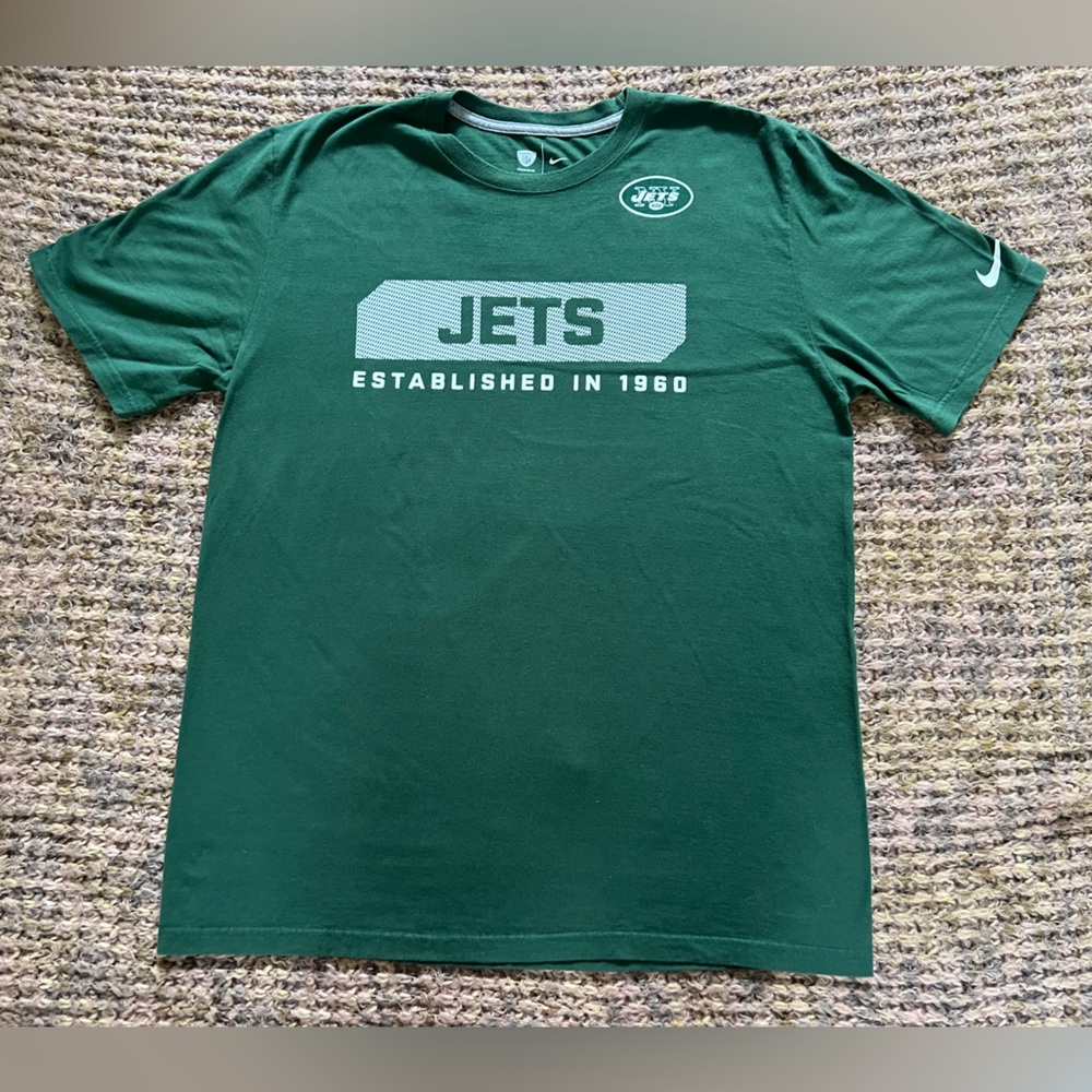 New York Jets, Nike, NFL On Field, Short Sleeve Shirt, Men's XL, Green